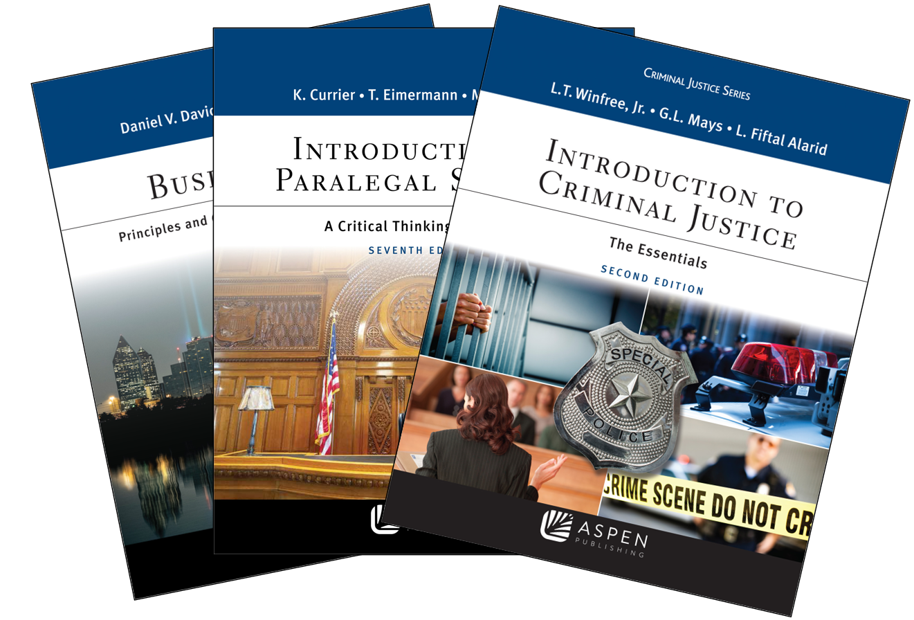 Undergraduate Law Textbooks Aspen Publishing